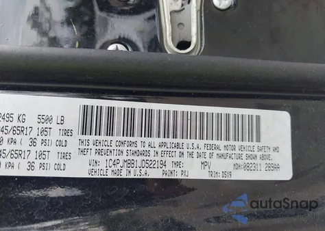 2018 Jeep Cherokee Trailhawk 4X4 from USA, damaged, VIN 1C4PJMBB1JD522194